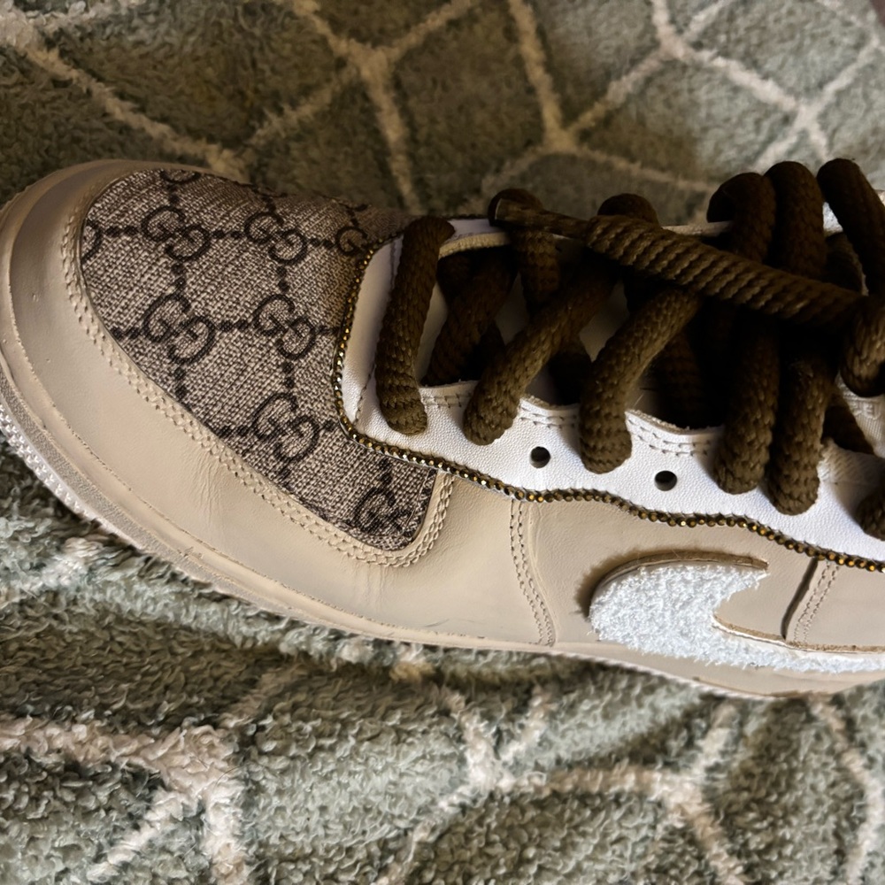 Used custom air force ones sz 9 men